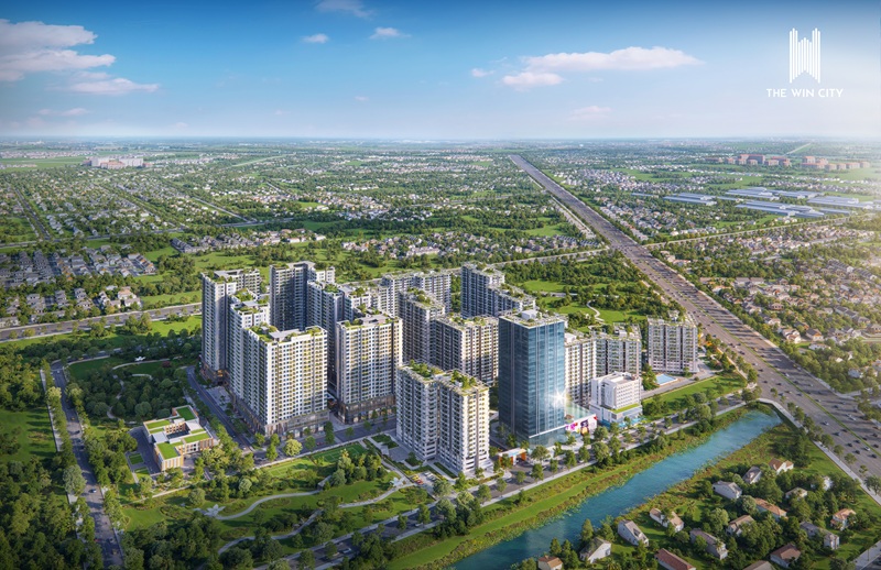 Tổng thể dự án hỗ trợ tiềm năng đầu tư Shophouse The Win City
