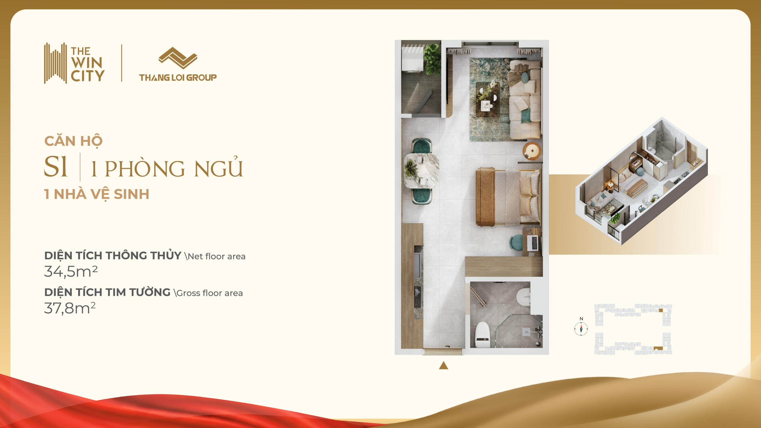Thiết kế Căn hộ Studio