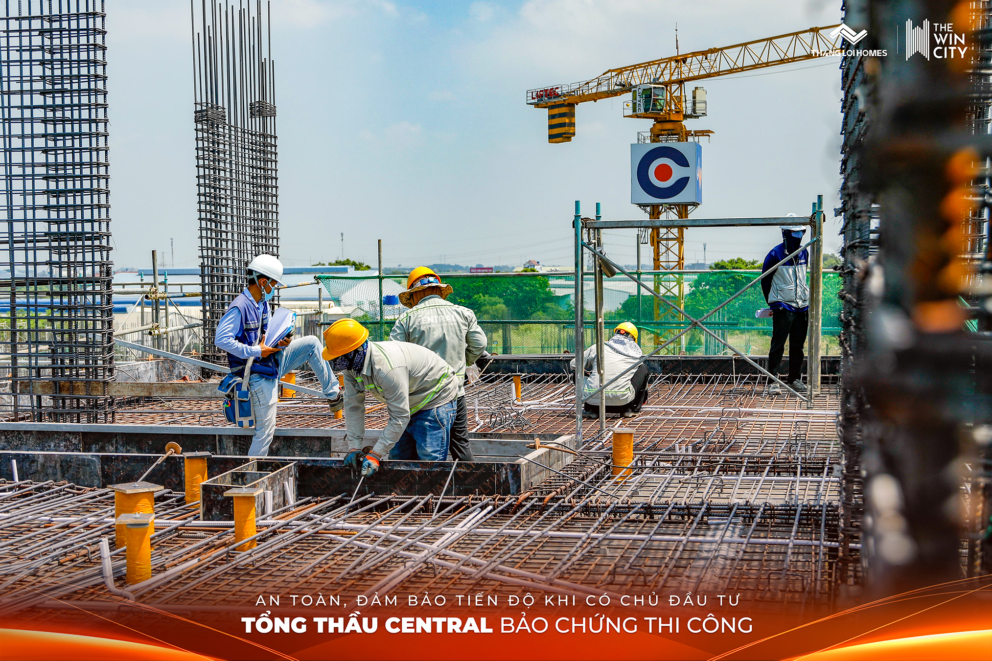 Tiến độ xây dựng phân khu trung tâm