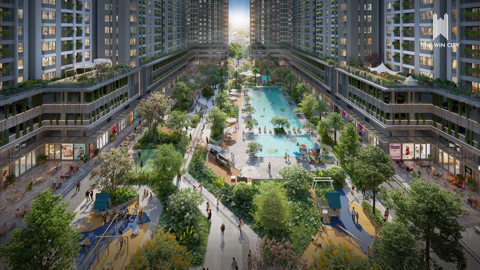 Không gian tiện ích nội khu The Win City