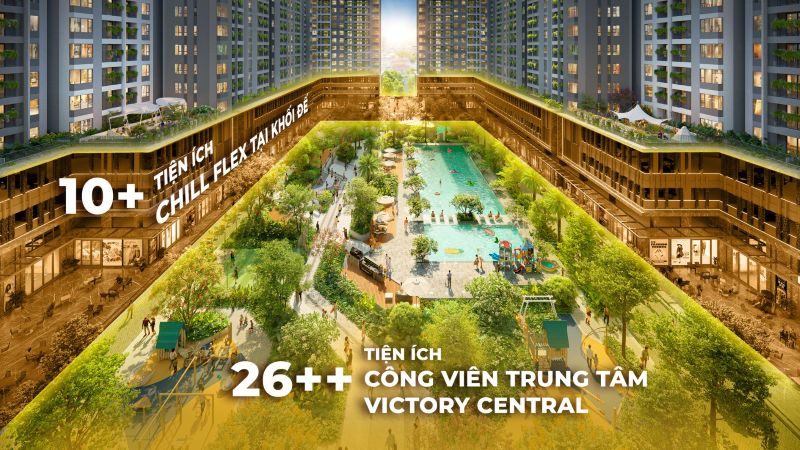 Tiện ích nội khu gia tăng giá trị sống tại The Win City