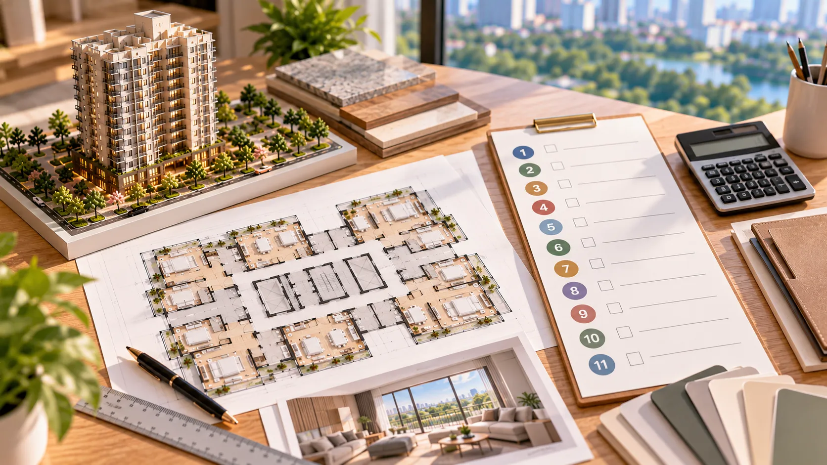 Chọn tầng hướng view C2.2 Victory Heights Bảng checklist căn hộ cùng sơ đồ mặt bằng – Chọn tầng hướng view C2.2 Victory Heights