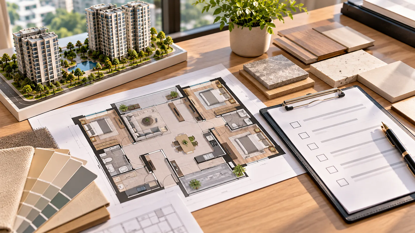 Công năng phần cộng thêm 1PN+ Victory Hermes Bản vẽ và bộ mẫu layout căn hộ trên bàn – Công năng phần cộng thêm 1PN+ Victory Hermes