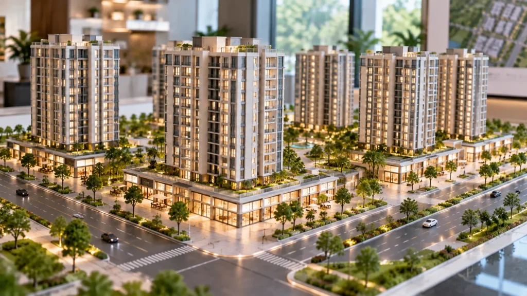 Mô hình dãy nhà có khối thương mại tầng trệt – Shophouse Victory Heights: Cách Chọn Sản Phẩm Phù Hợp (ảnh minh họa)